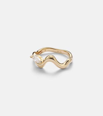 Bague Wave en or 18 ct (750/1000) et diamant | Shay Jewelry