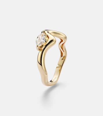 Bague Wave en or 18 ct (750/1000) et diamant | Shay Jewelry