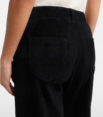 Pantalon ample Lilou en daim | Stouls