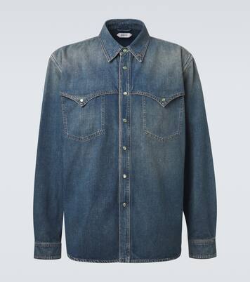 Medusa denim overshirt | Versace