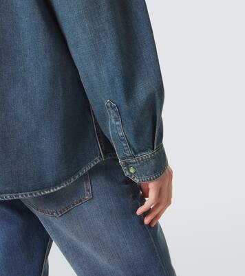Medusa denim overshirt | Versace