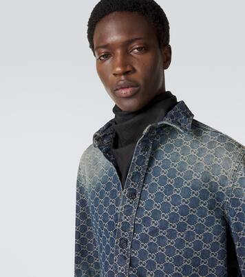 GG cotton and silk pocket square | Gucci