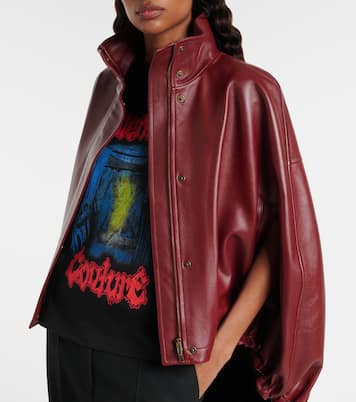 Mantella in pelle | Balenciaga