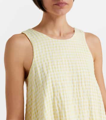 Betsie gingham minidress and scarf set | Montce