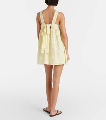 Betsie gingham minidress and scarf set | Montce