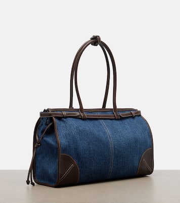 Prada Bonnie Large denim shoulder bag | Prada