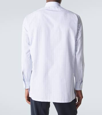 Checked cotton poplin shirt | Charvet