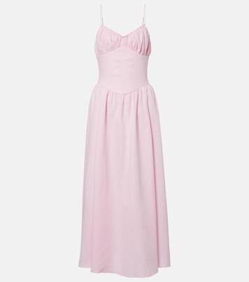 Vestido midi Vares de lino | Faithfull