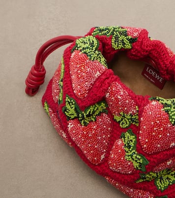 Paula's Ibiza Flamenco Mini beaded clutch | Loewe