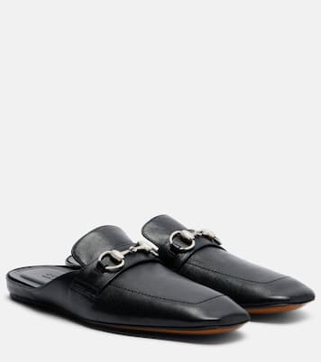 Ragazzo Horsebit leather mules | Gucci