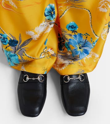 Slippers Ragazzo Horsebit aus Leder | Gucci