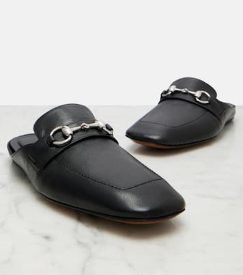 Ragazzo Horsebit leather mules | Gucci