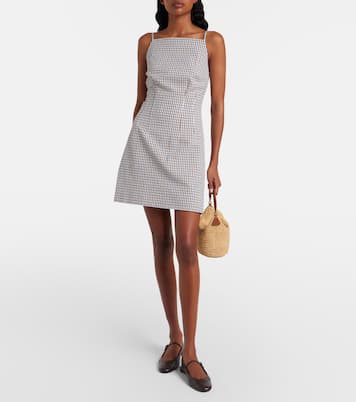 Robe en coton à motif vichy | Veronica Beard