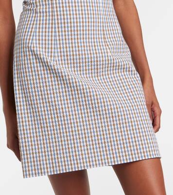 Robe en coton à motif vichy | Veronica Beard