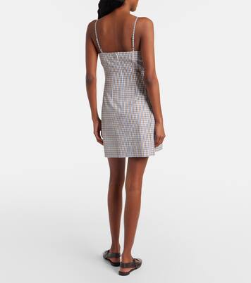 Robe en coton à motif vichy | Veronica Beard