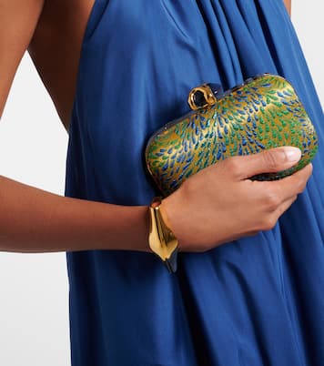 Cloud brocade clutch | Jimmy Choo