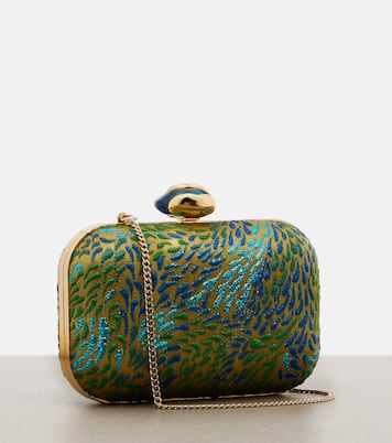 Cloud brocade clutch | Jimmy Choo