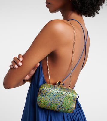 Cloud brocade clutch | Jimmy Choo