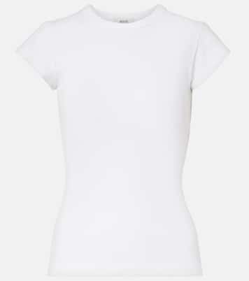 Edison ribbed-knit T-shirt | Agolde