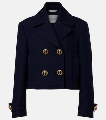 Double-breasted wool jacket | Balenciaga