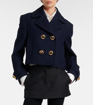 Double-breasted wool jacket | Balenciaga