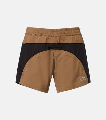 Colorblocked taffeta shorts | Balenciaga