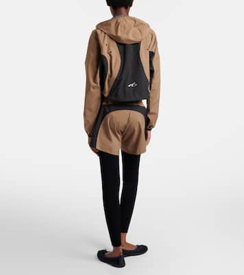 Colorblocked taffeta shorts | Balenciaga