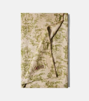 Glafira floral linen tablecloth | The House of Lyria