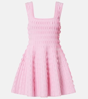 Vanna knitted scalloped minidress | Simkhai