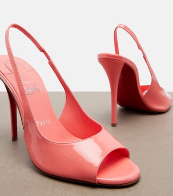 Slingback-Sandalen Miss Z aus Lackleder | Christian Louboutin
