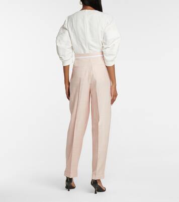 Pantalon ample Ariana en lin mélangé | Stella McCartney