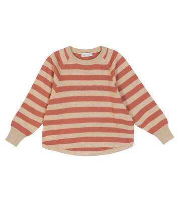 Striped wool-blend sweater | Brunello Cucinelli Kids