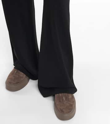 Zipped Boot 1 suede boots | The Row