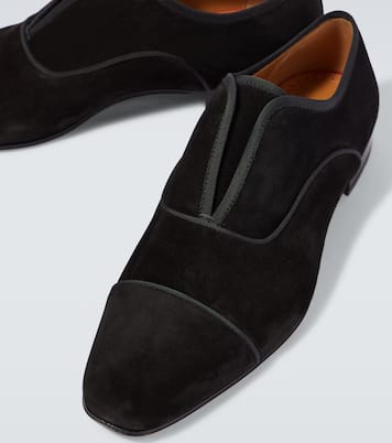 Alpha Male velour Oxford shoes | Christian Louboutin
