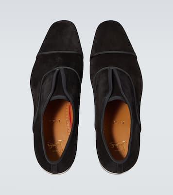 Alpha Male velour Oxford shoes | Christian Louboutin