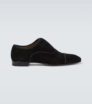 Alpha Male velour Oxford shoes | Christian Louboutin