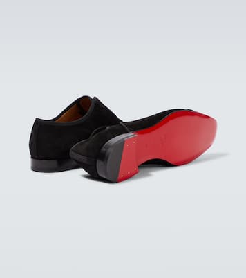 Alpha Male velour Oxford shoes | Christian Louboutin