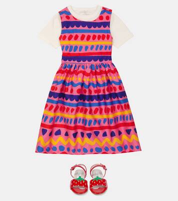 Robe imprimée en coton | Stella McCartney Kids
