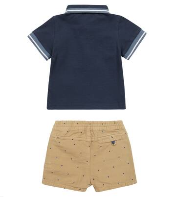 Baby cotton polo shirt and shorts set | Tartine et Chocolat