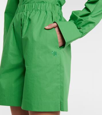 Shorts Megan aus Baumwollpopeline | Nanushka