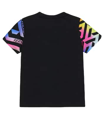 T-Shirt La Greca Signature aus Baumwolle | Versace Kids
