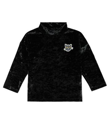 Velvet mockneck top | Mini Rodini