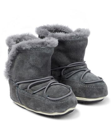 Baby Schneestiefel Crib aus Veloursleder | Moon Boot Kids