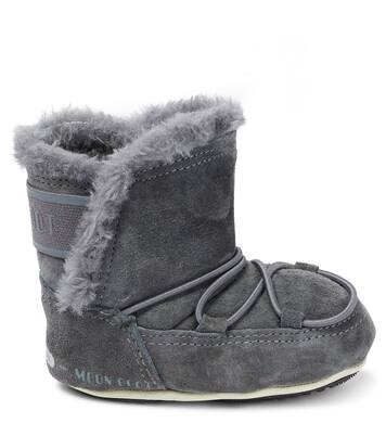 Baby Schneestiefel Crib aus Veloursleder | Moon Boot Kids
