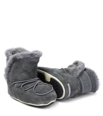 Baby Schneestiefel Crib aus Veloursleder | Moon Boot Kids