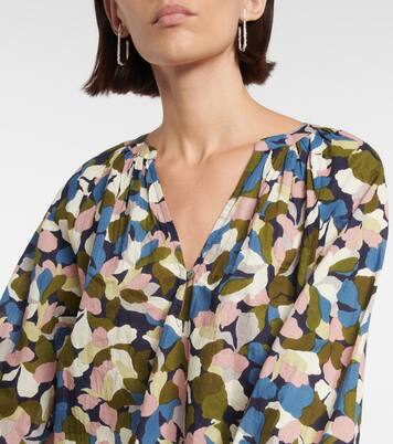 Blouse imprimée en coton | Velvet