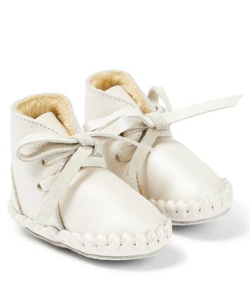Baby Pina leather booties | Donsje