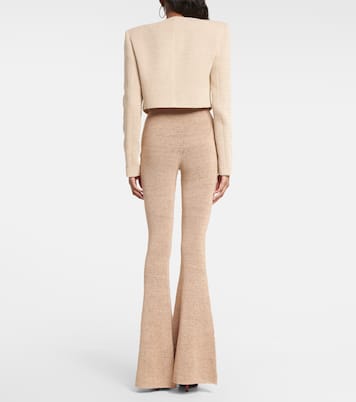 High-Rise Leggings aus Häkelstrick | Magda Butrym