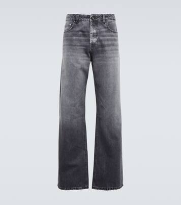 Wide-leg distressed jeans | Due Diligence
