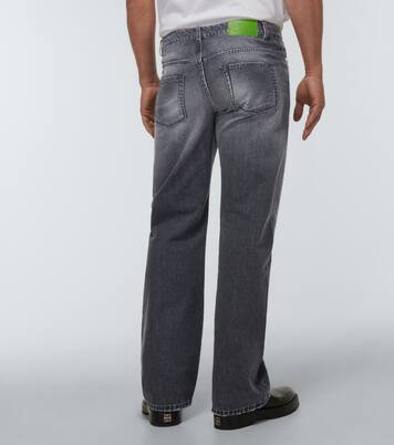 Wide-leg distressed jeans | Due Diligence